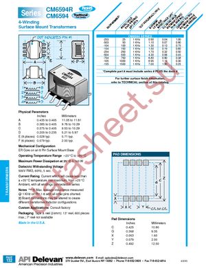 CM6594-155 datasheet  